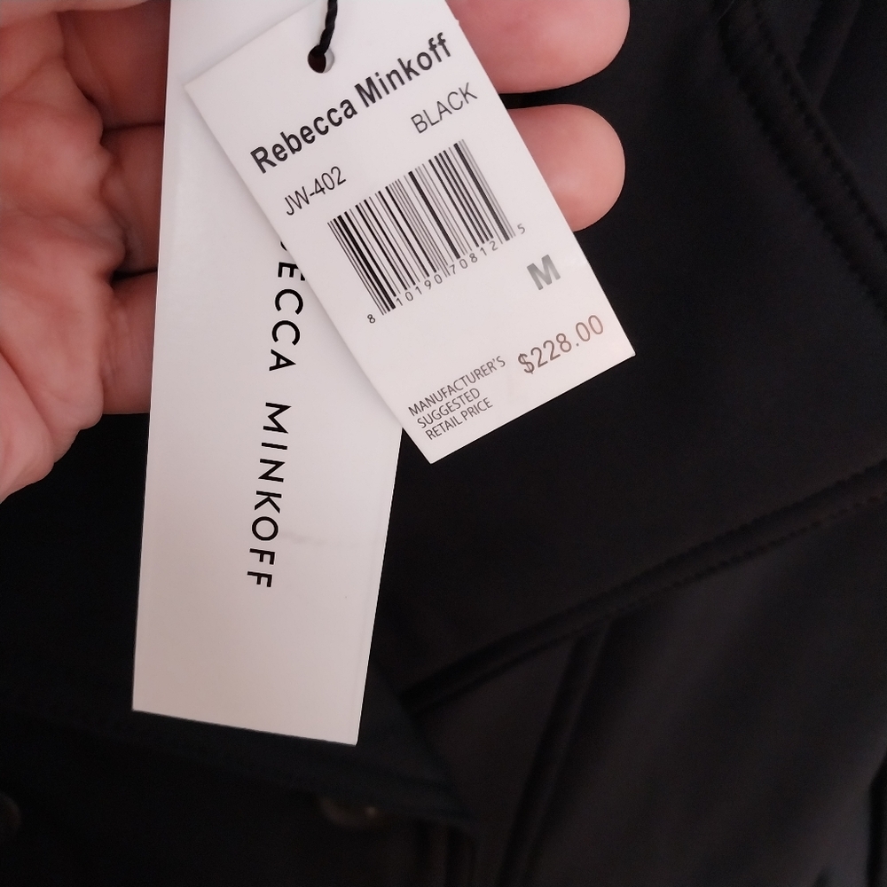 Rebecca Minkoff Water Repellent Trench Coat, NWT, Size M - Picture 5 of 8
